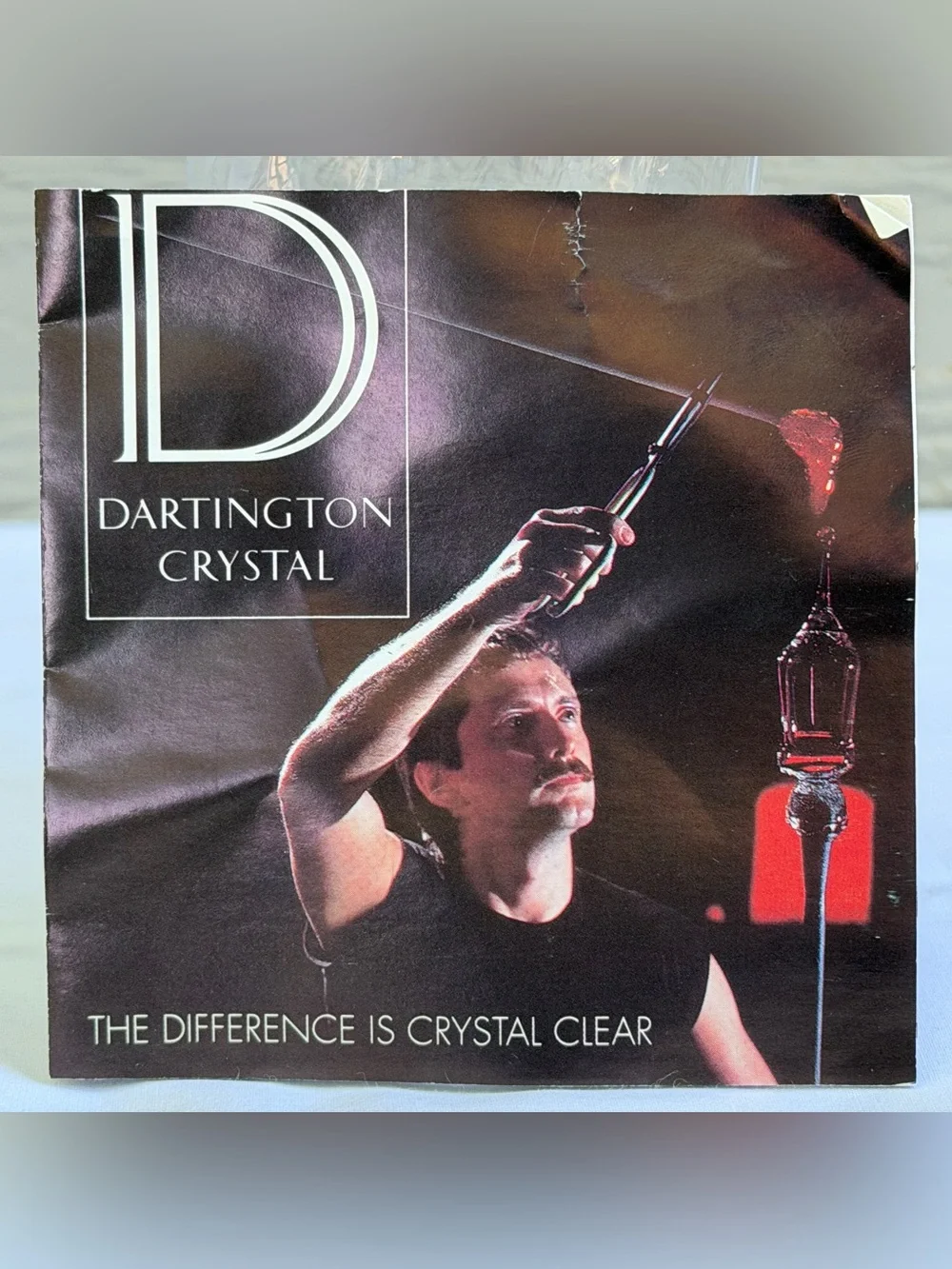 Dartington vintage glass